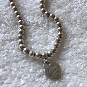 Tiffany & Co. silver padlock heart bracelet